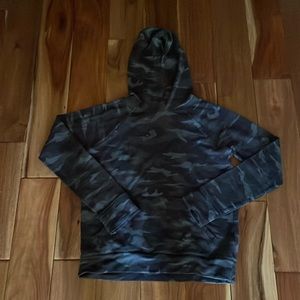 Black camo print sweater